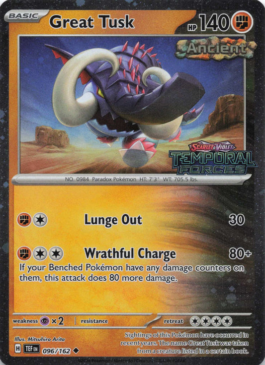 Great Tusk Paldean Fates Promo NM Pokemon TCG