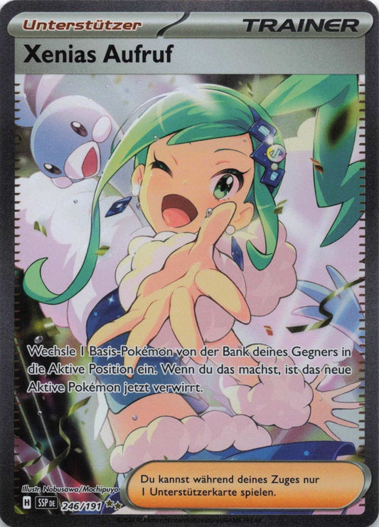 Xenias Aufruf Special Illustration Rare Stürmische Funken 246 NM Pokemon TCG - Lachsnacken - Shop