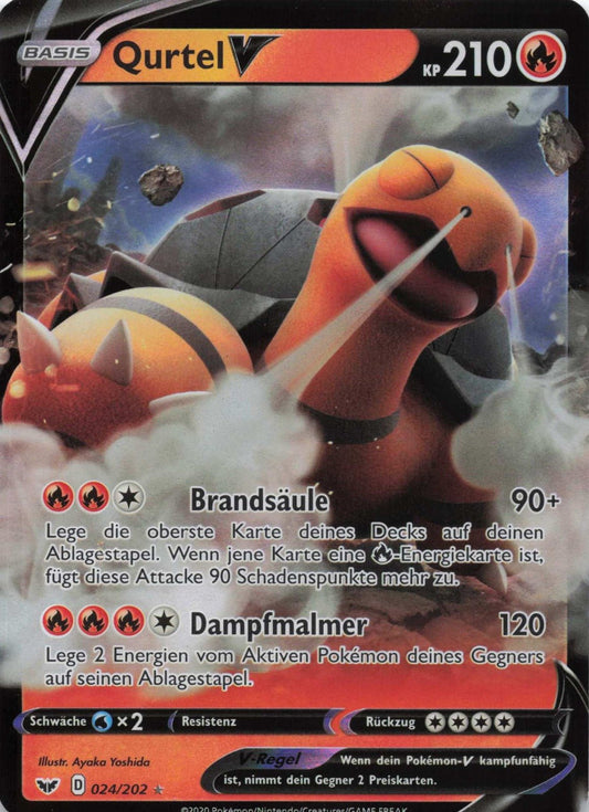 Qurtel V Schwert & Schild 24 NM Pokemon TCG - Lachsnacken - Shop