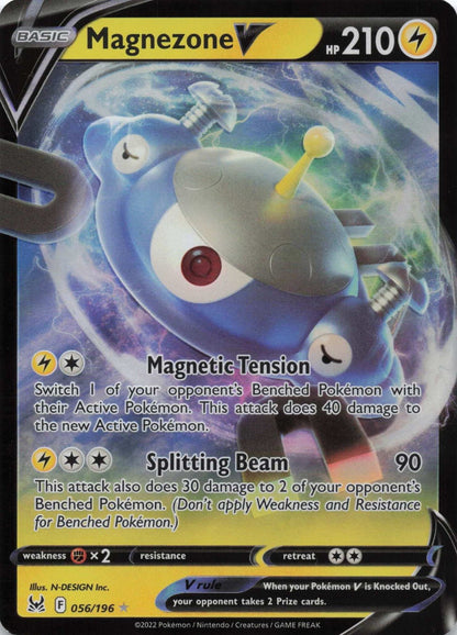 Magnezone V Ultra Rare SWSH11: Lost Origin 056/196 NM Pokemon TCG - Lachsnacken - Shop