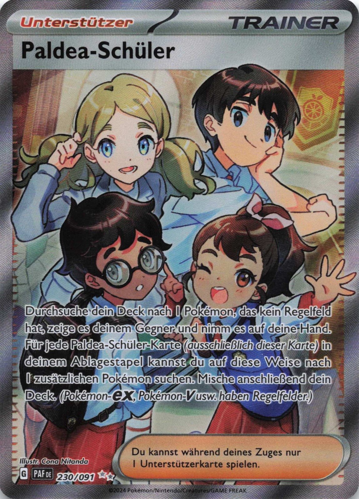 Paldea - Schüler Paldeas Schicksale 230 NM Pokemon TCG - Lachsnacken - Shop