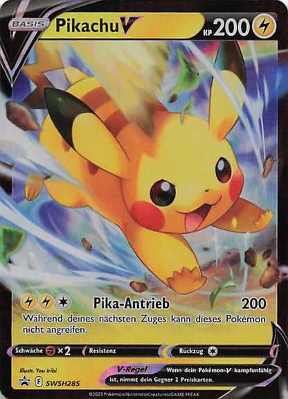 Pikachu V  sN: Start Deck 100 CoroCoro Comic Version 001/024 NM