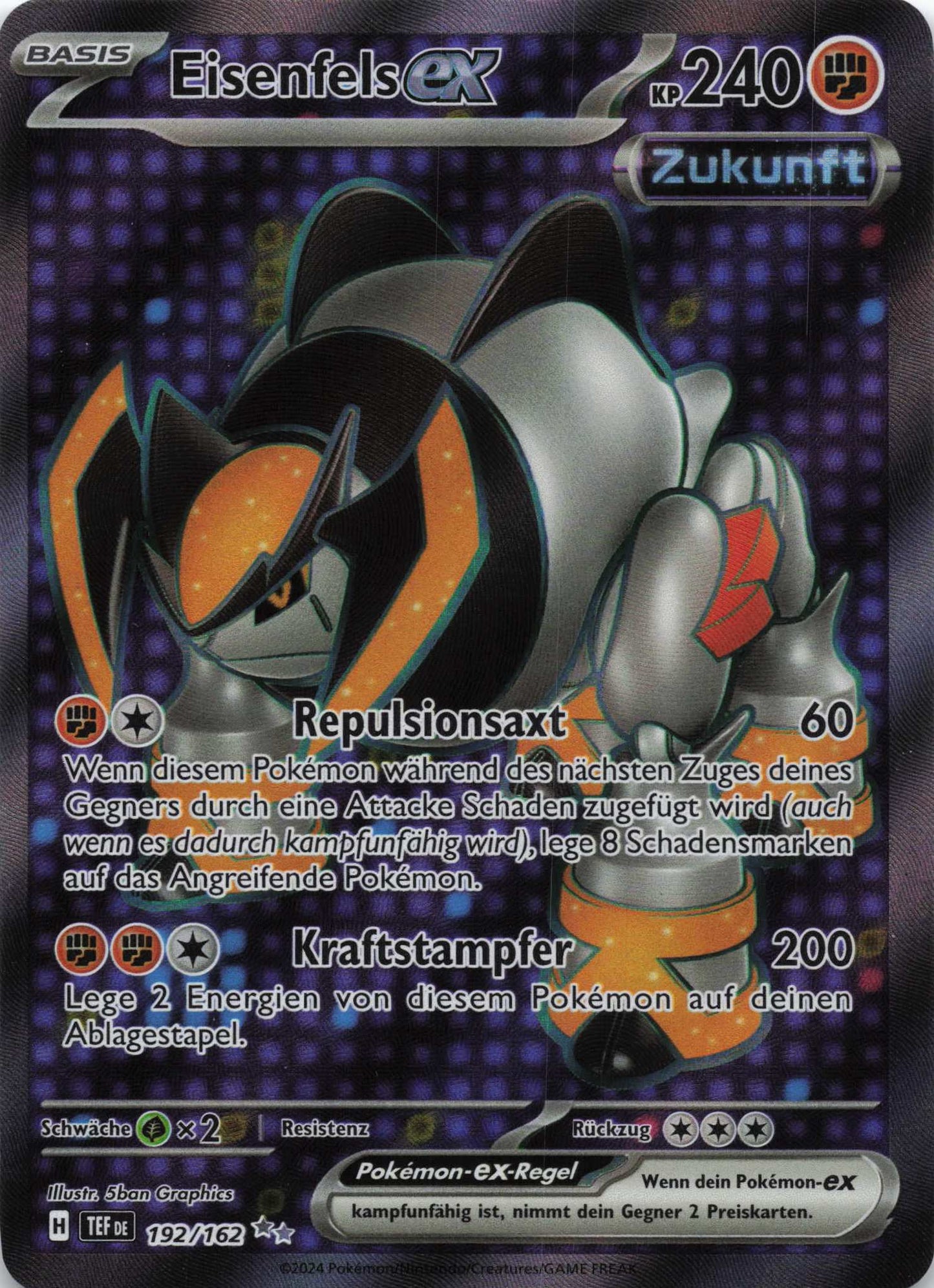 Iron Boulder ex Super Rare SV5M: Cyber Judge 087/071 NM Pokemon TCG