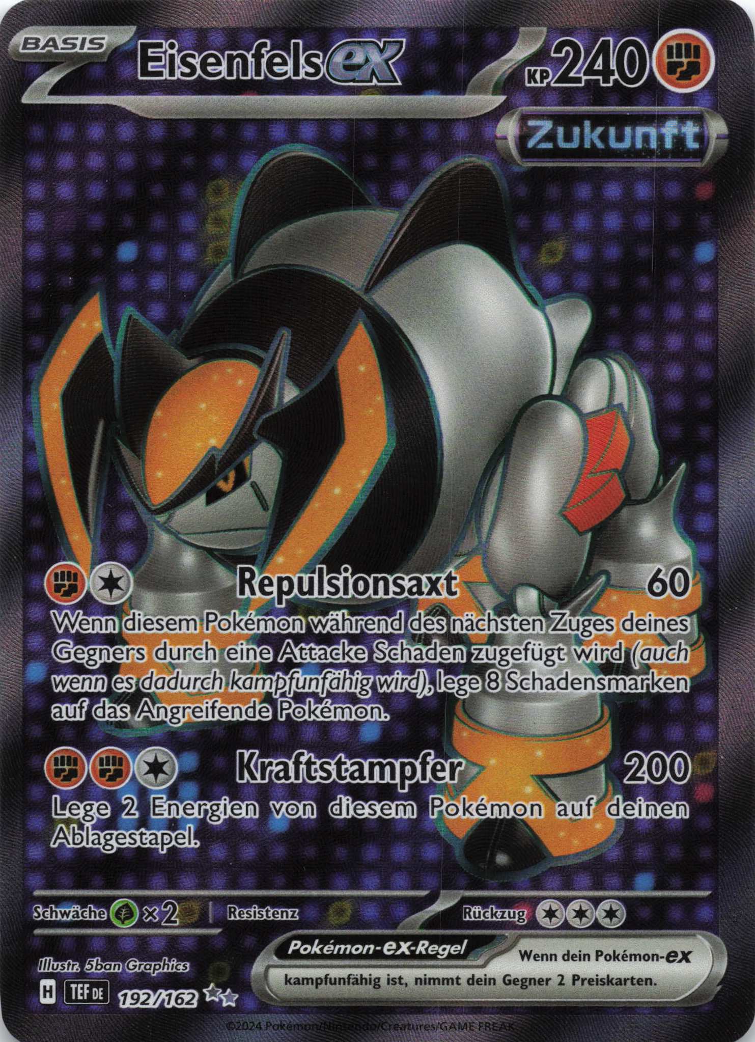 Iron Boulder ex Super Rare SV5M: Cyber Judge 087/071 NM Pokemon TCG