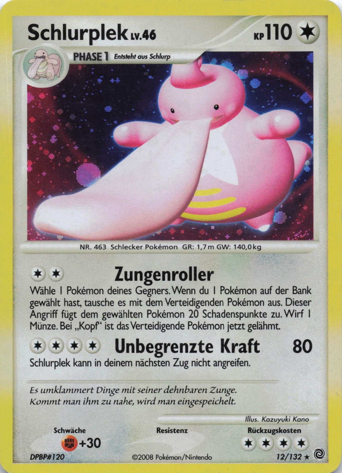 Schlurplek Diamand und Pearl Pokemon TCG - Lachsnacken - Shop
