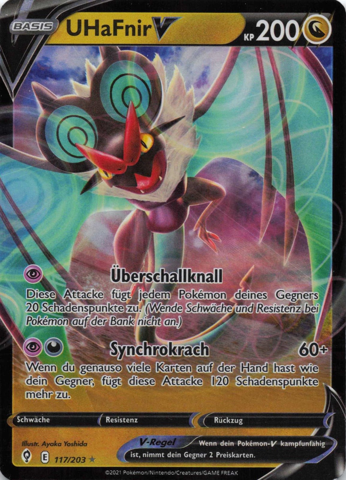 UHaFnir V Drachenwandel 117 NM Pokemon TCG - Lachsnacken - Shop