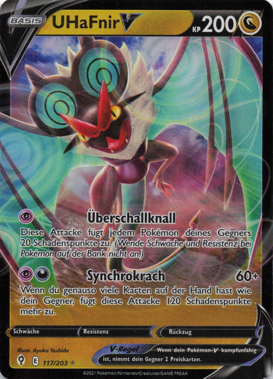 UHaFnir V Drachenwandel 117 NM Pokemon TCG - Lachsnacken - Shop