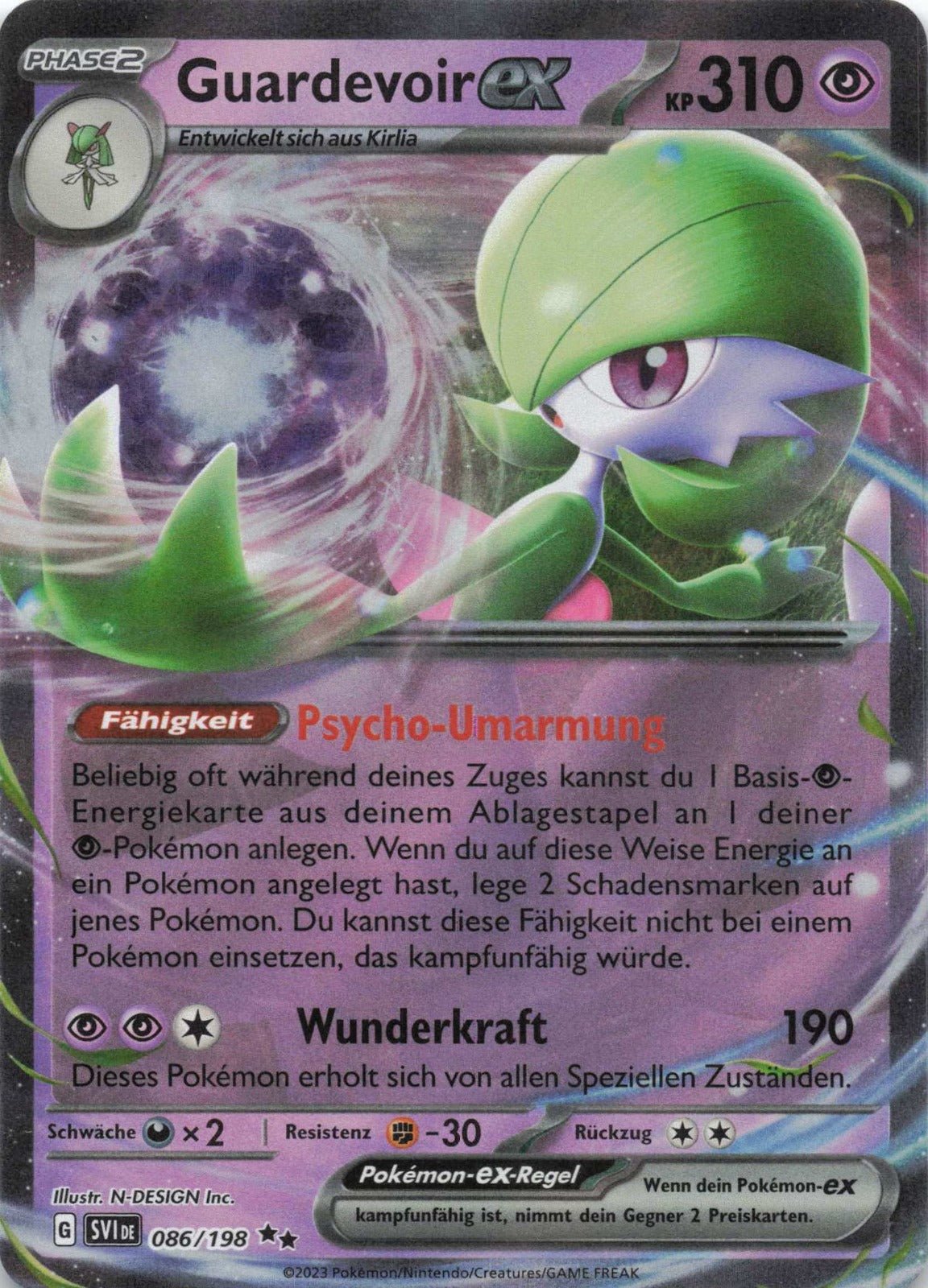 Guardevoir EX Schaurige Herrschaft 61 NM Pokemon TCG - Lachsnacken - Shop