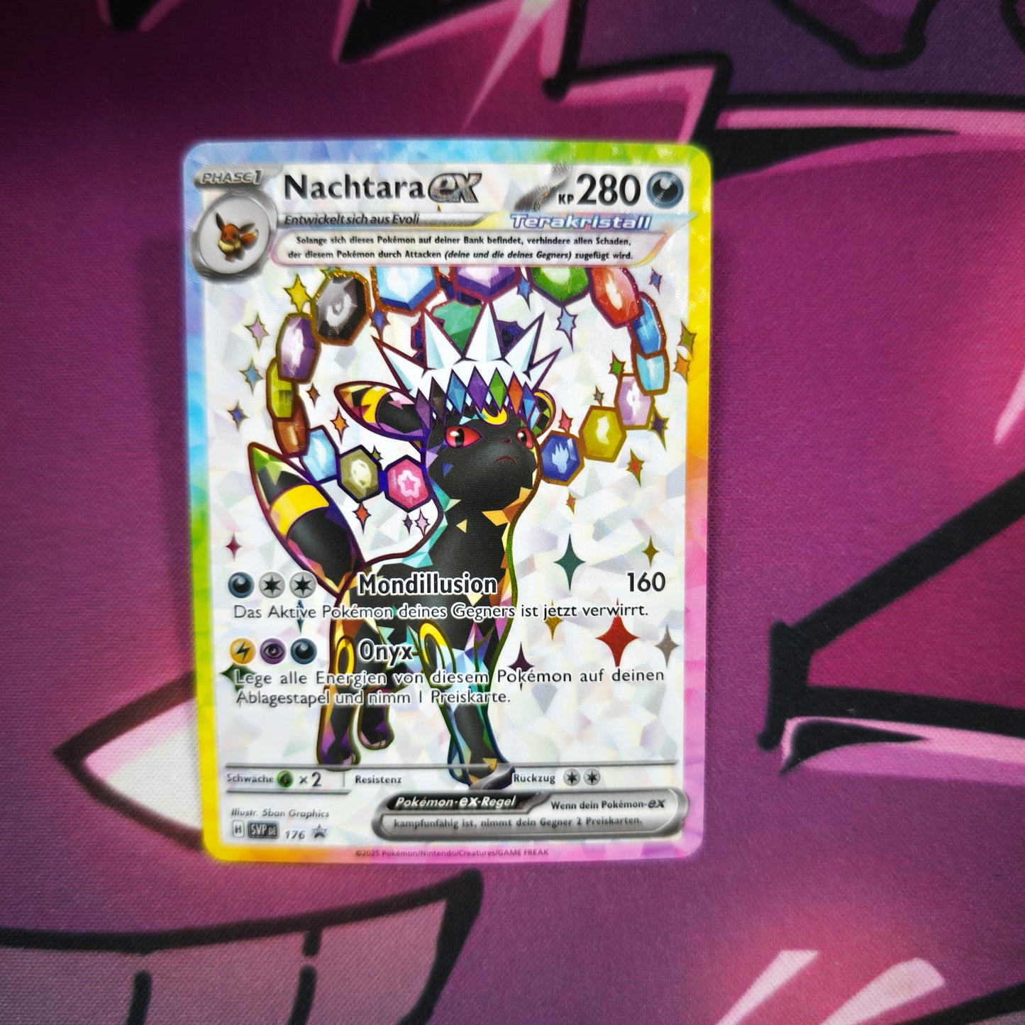 Nachtara Promokarte Prismatische Entwicklungen Near Mint