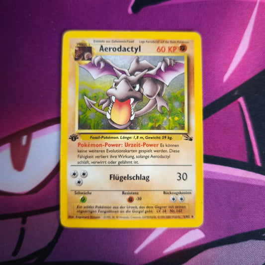 Aerodactyl Fossil 1. Edition Excellent