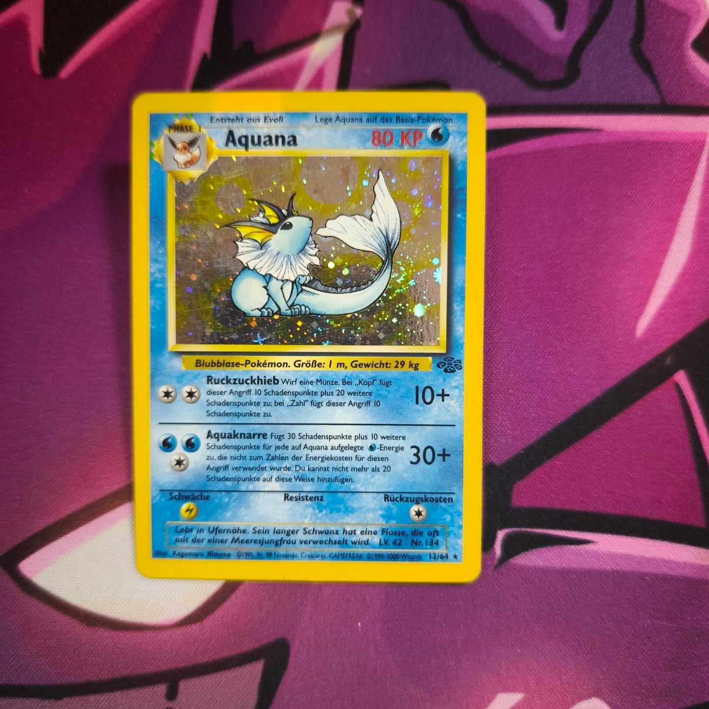 Aquana jungel Set Excellent Pokemon Tcg