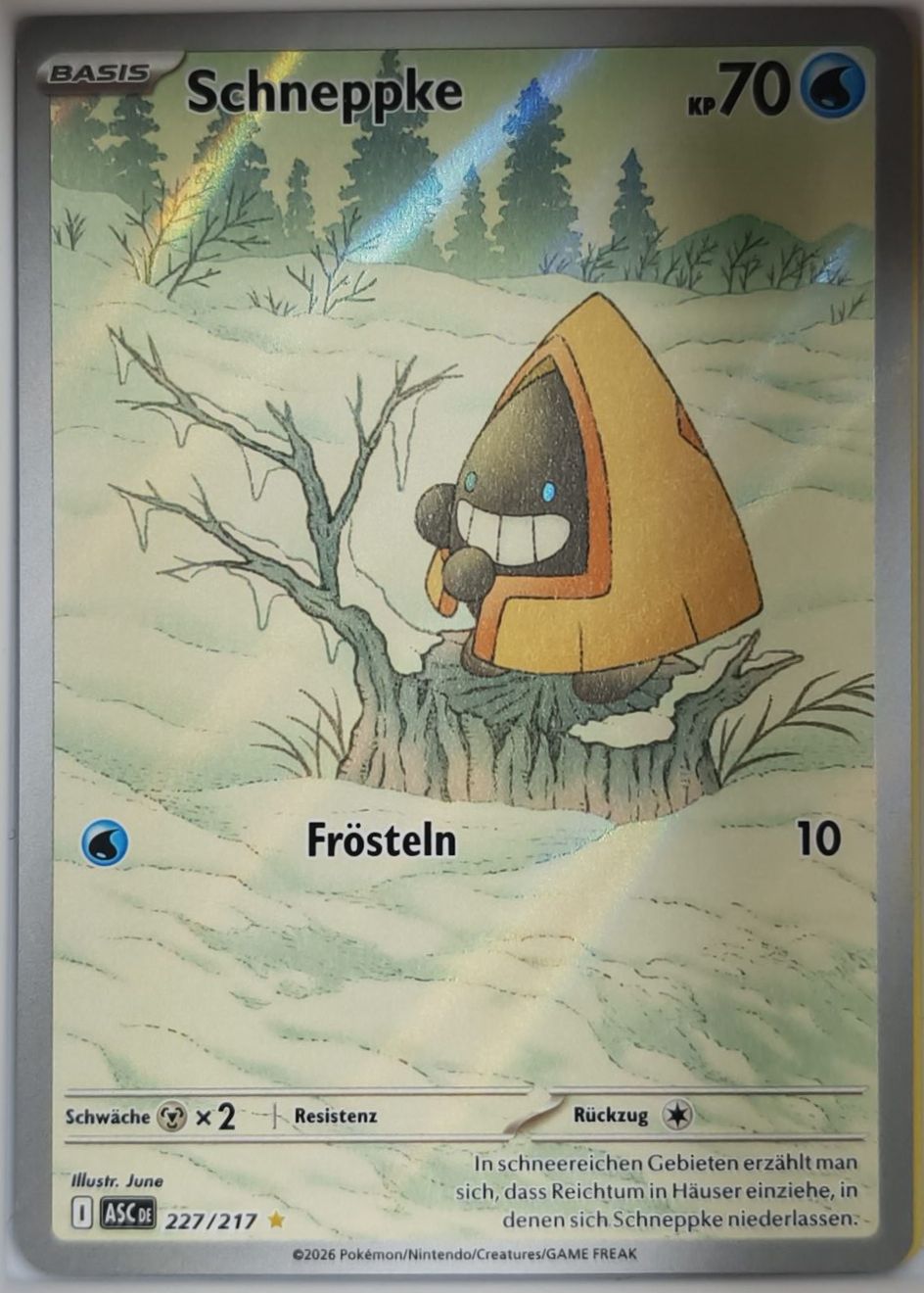 Schneppke 227/217 Erhabene Helden NM Deutsch Pokemon TCG - Lachsnacken-Shop