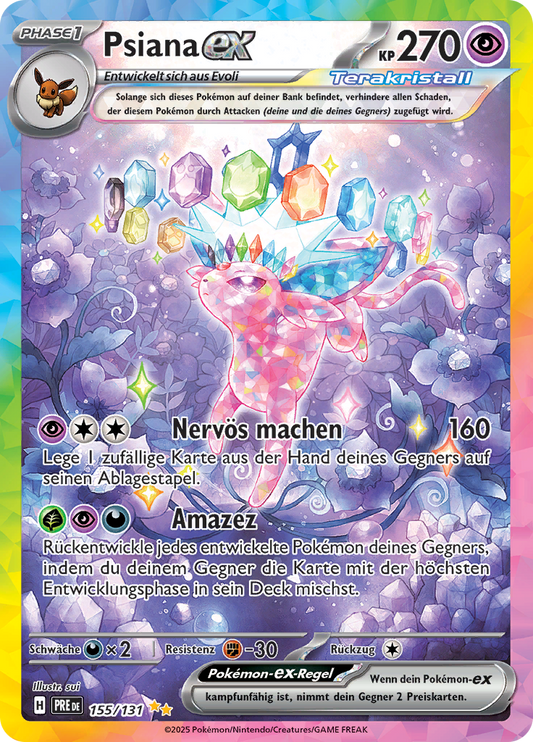 Psiana Prismatische Entwicklungen SIR NM Pokemon TCG - Lachsnacken - Shop