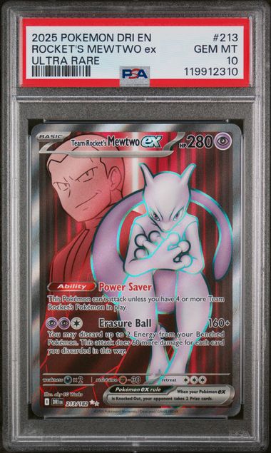 Team Rockets Mewtu PSA 10 Ewige Rivalen Englisch - Lachsnacken - Shop