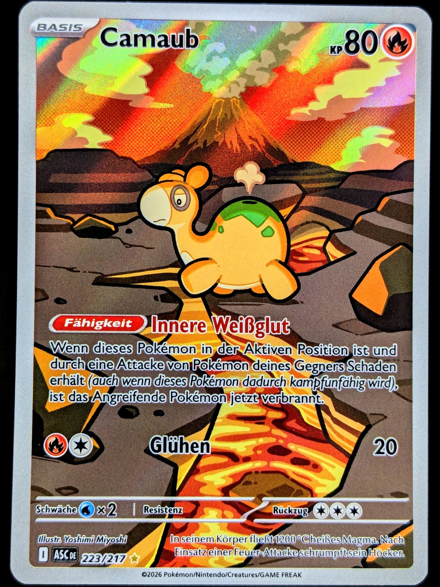 Camaub Illustration Rare Erhabene Helden NM Deutsch Pokemon TCG - Lachsnacken-Shop