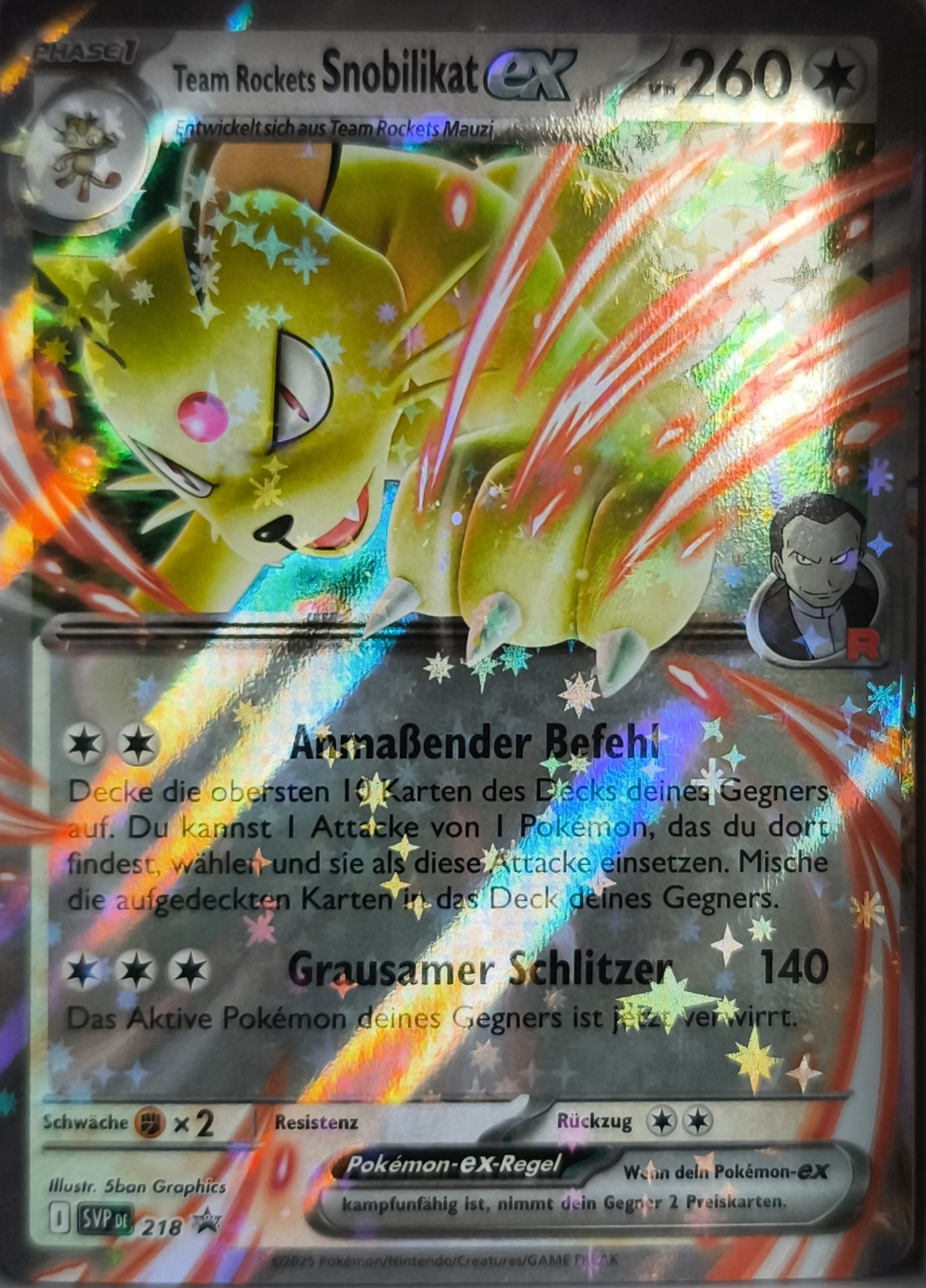Team Rockets Snobilikat Promo Scarlet & Violet NM Pokemon TCG - Lachsnacken-Shop