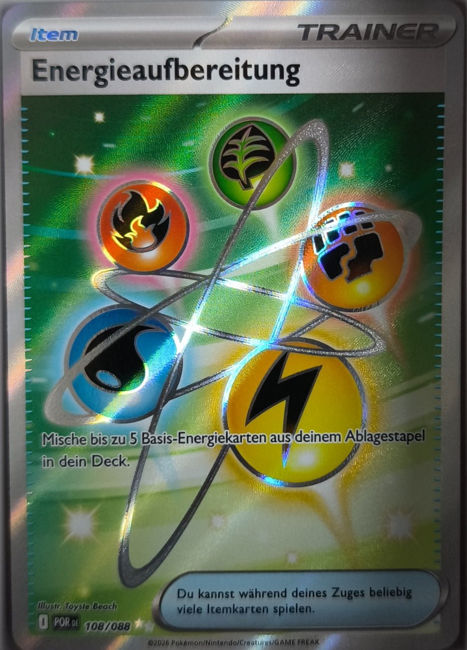 Energieaufbereitung Optimale Ordnung NM Pokemon TCG - Lachsnacken-Shop