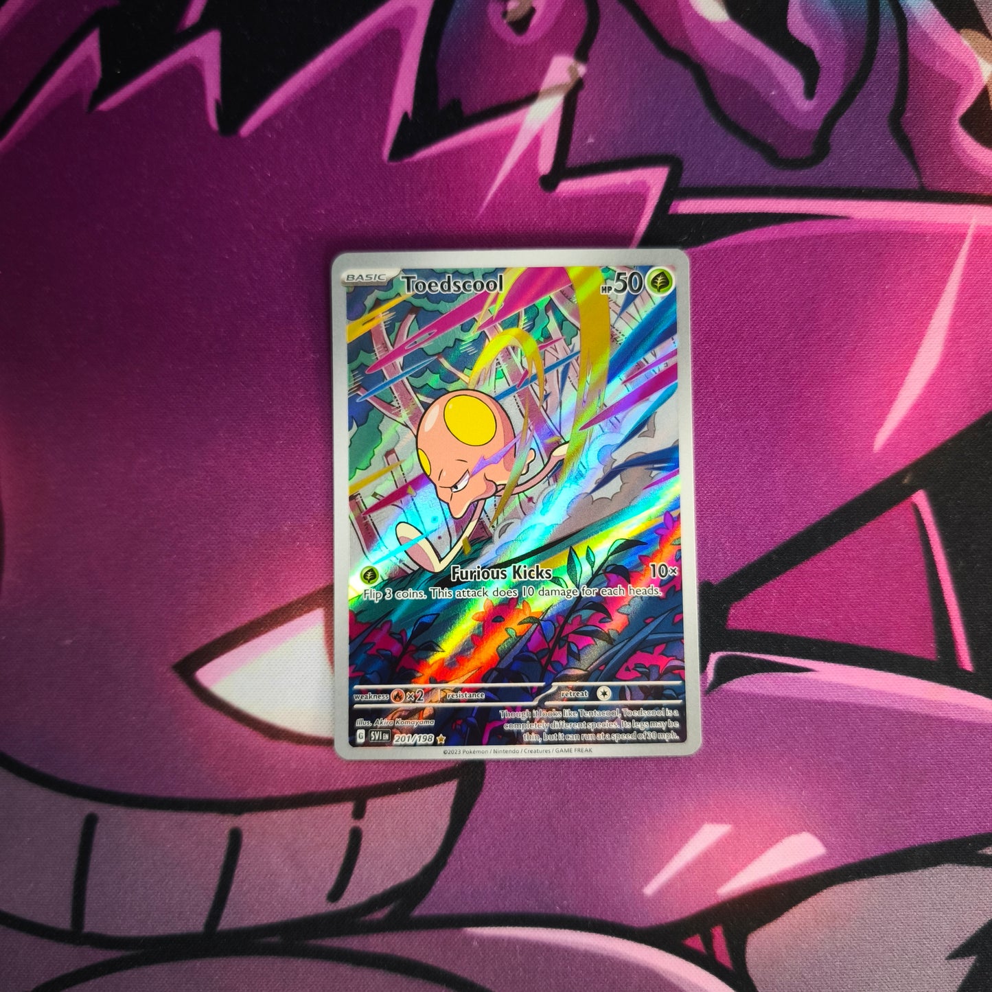 Tentagra  Illustration Rare - Violet EX - Boosterfrisch
