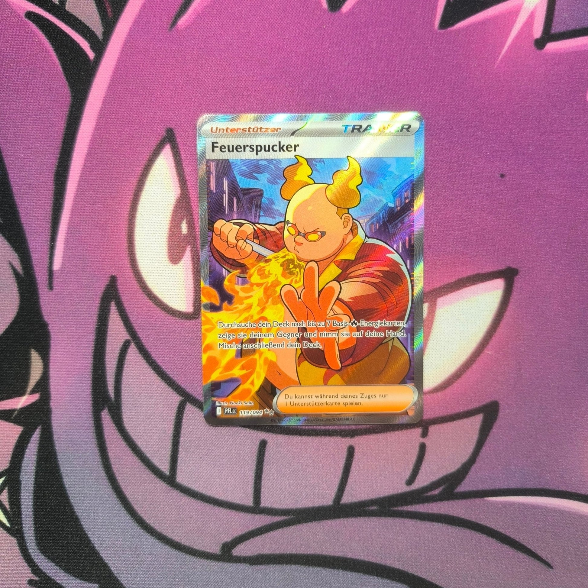 Feuerspucker Fatale Flammen Near Mint Pokemon TCG - Lachsnacken-Shop