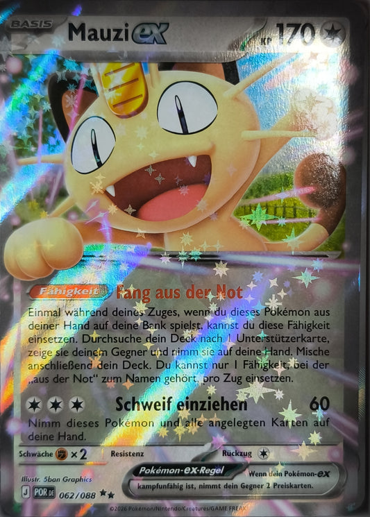 Mauzi Ex Optimale Ordnung NM Pokemon TCG - Lachsnacken-Shop