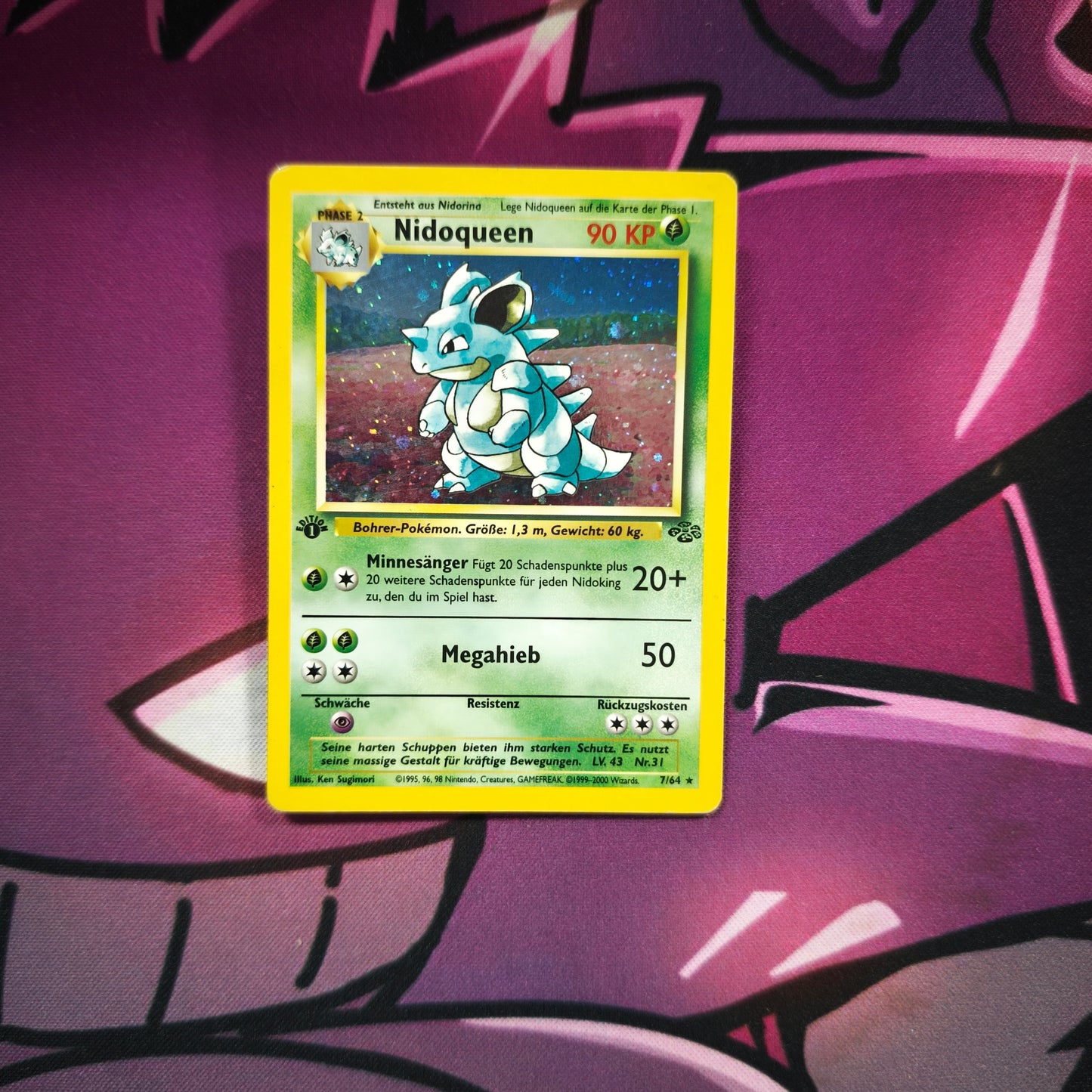 Nidoqueen 1.Edition Jungle Set Deutsch Zustand: Good