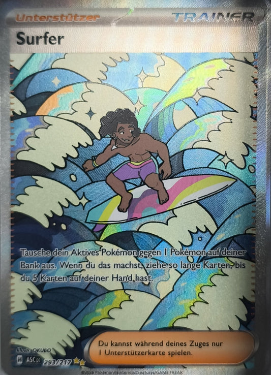 Surfer Erhabene Helden NM Deutsch - Lachsnacken-Shop