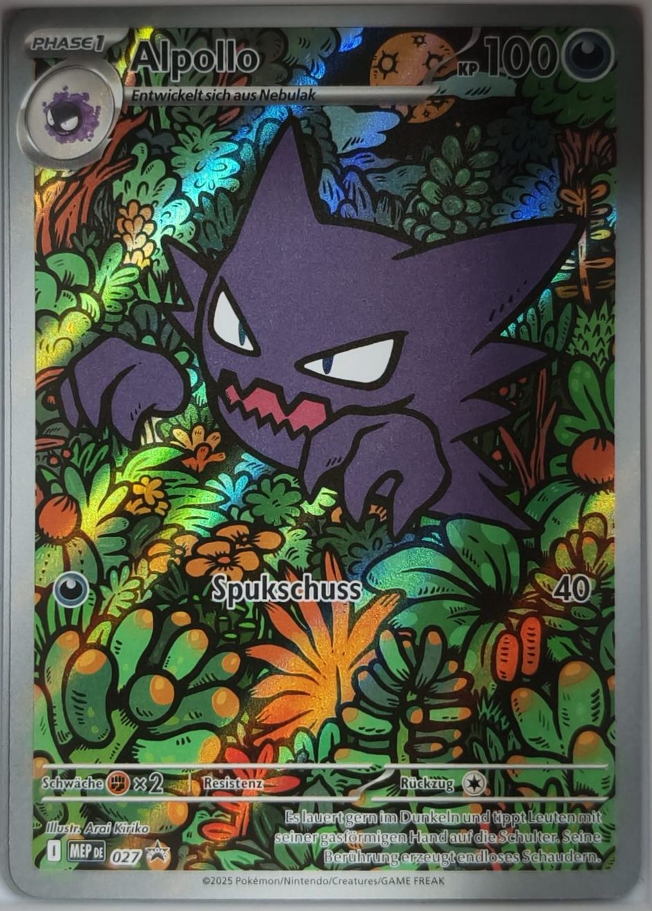 Alpollo MEP 027 Promo Black Star Promos NM Pokemon TCG - Lachsnacken-Shop