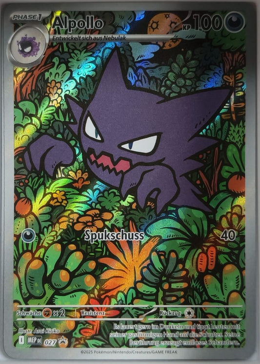 Alpollo MEP 027 Promo Black Star Promos NM Pokemon TCG - Lachsnacken-Shop
