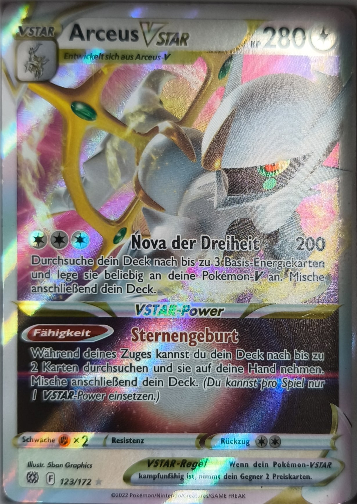 Arceus Vstar Strahlende Sterne Deutsch - Lachsnacken-Shop
