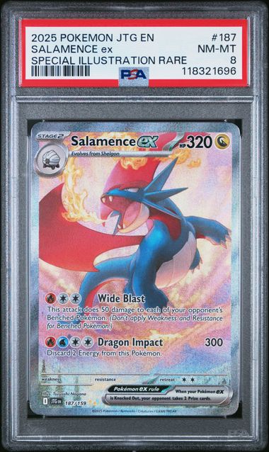 Brutalanda Reisgefährten PSA 8 Pokemon TCG - Lachsnacken - Shop