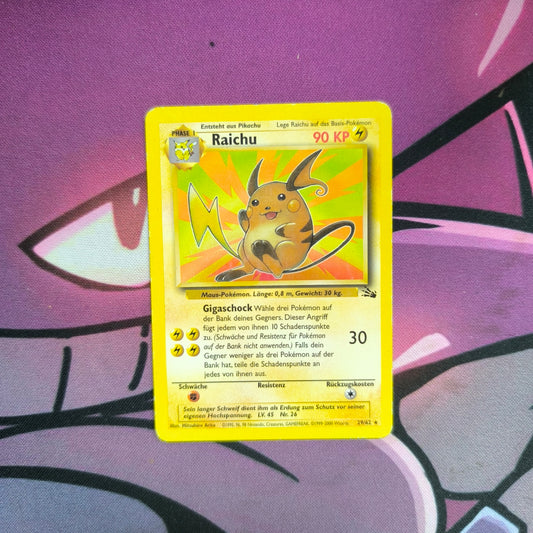 Raichu Fossil rare