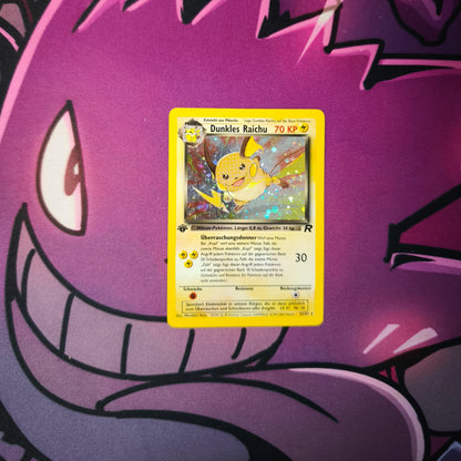 Dunkles Raichu Team Rocket 1. Edition Zustand: Excellent +