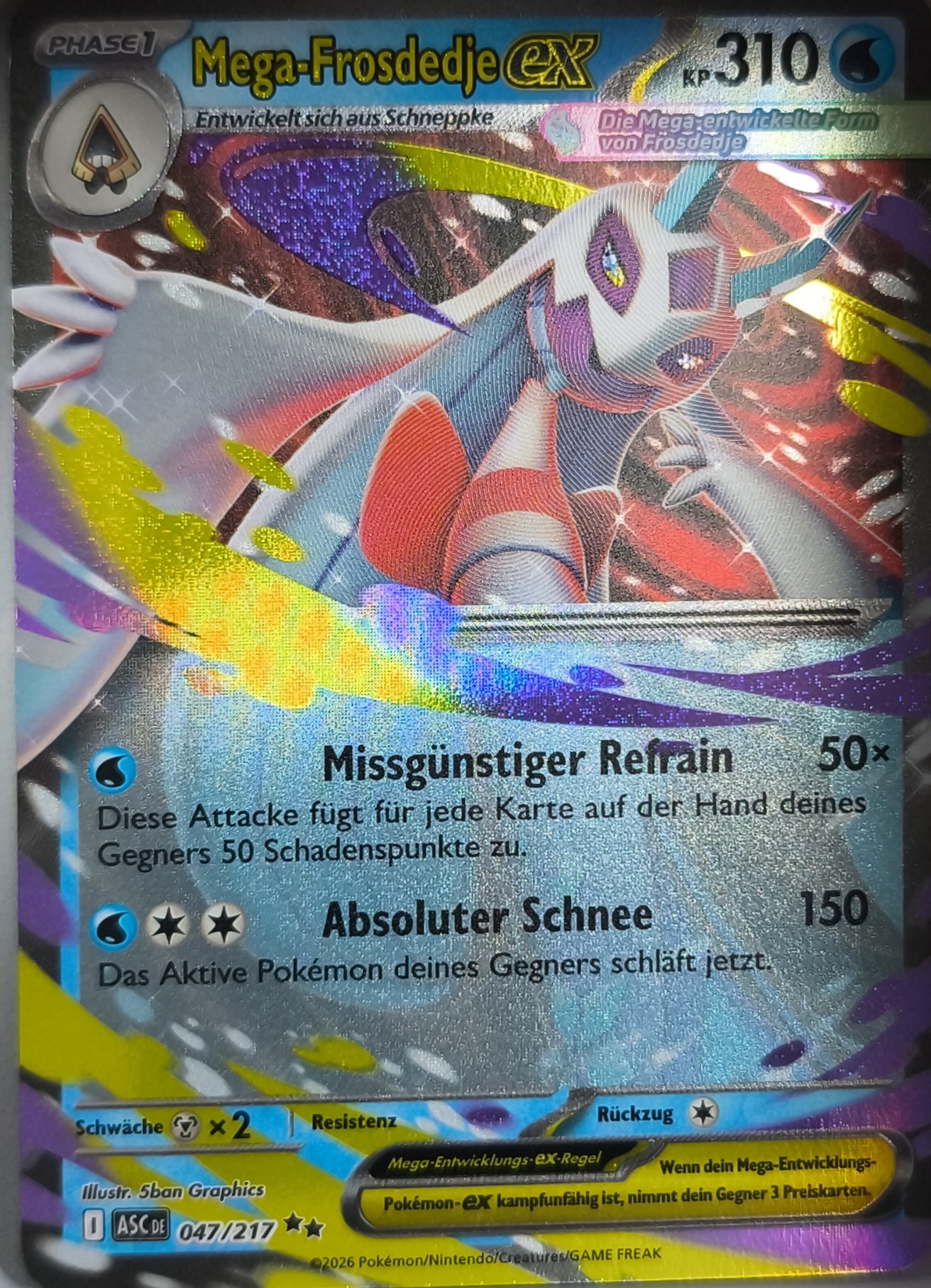 Mega Frosdedje Ex Erhabene Helden NM Deutsch - Lachsnacken-Shop