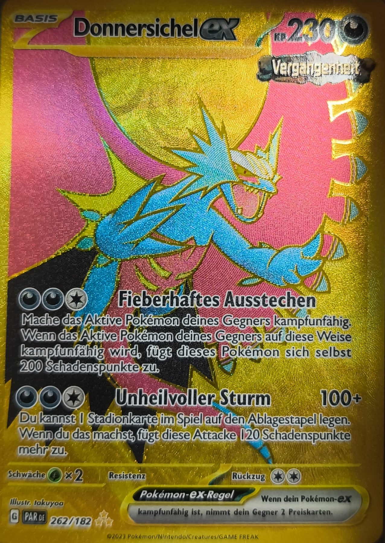 Donnersichel Goldkarte Paradox Rift NM Deutsch