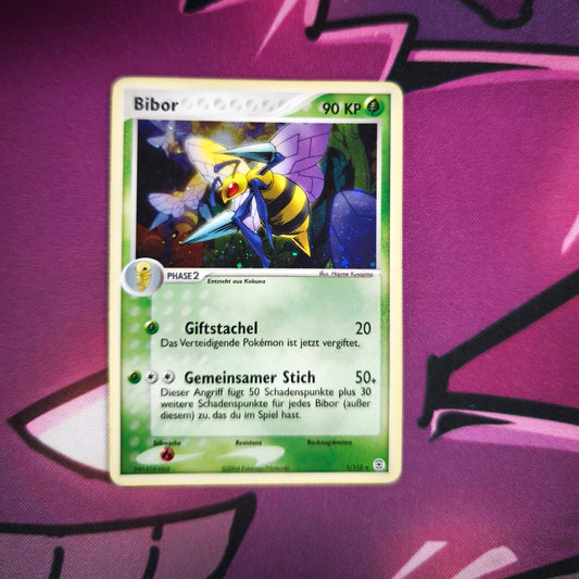 Bibor Fire Red Leaf Green Holo Excellent