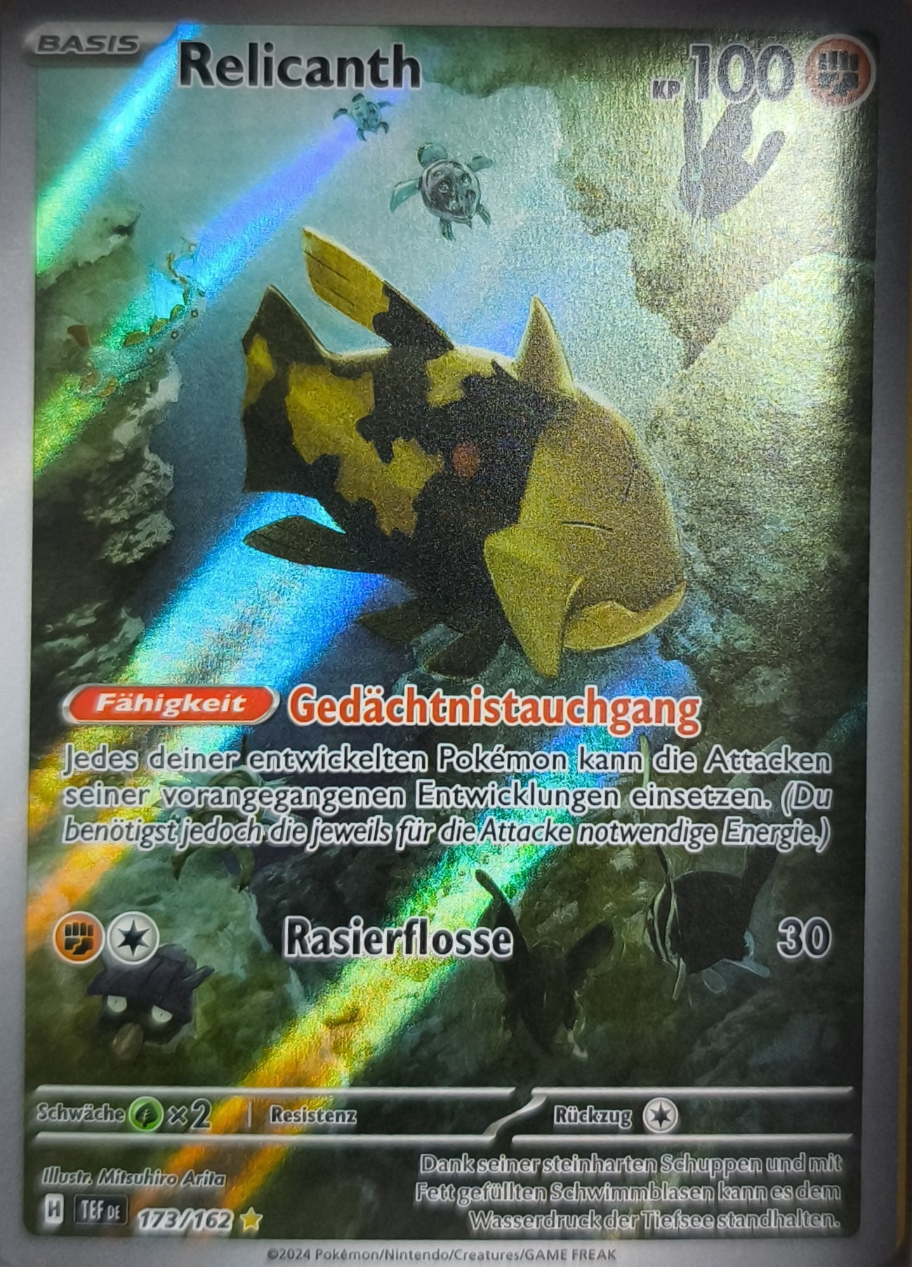 Relicanth Gewalten der Zeit Deutsch NM Pokemon TCG