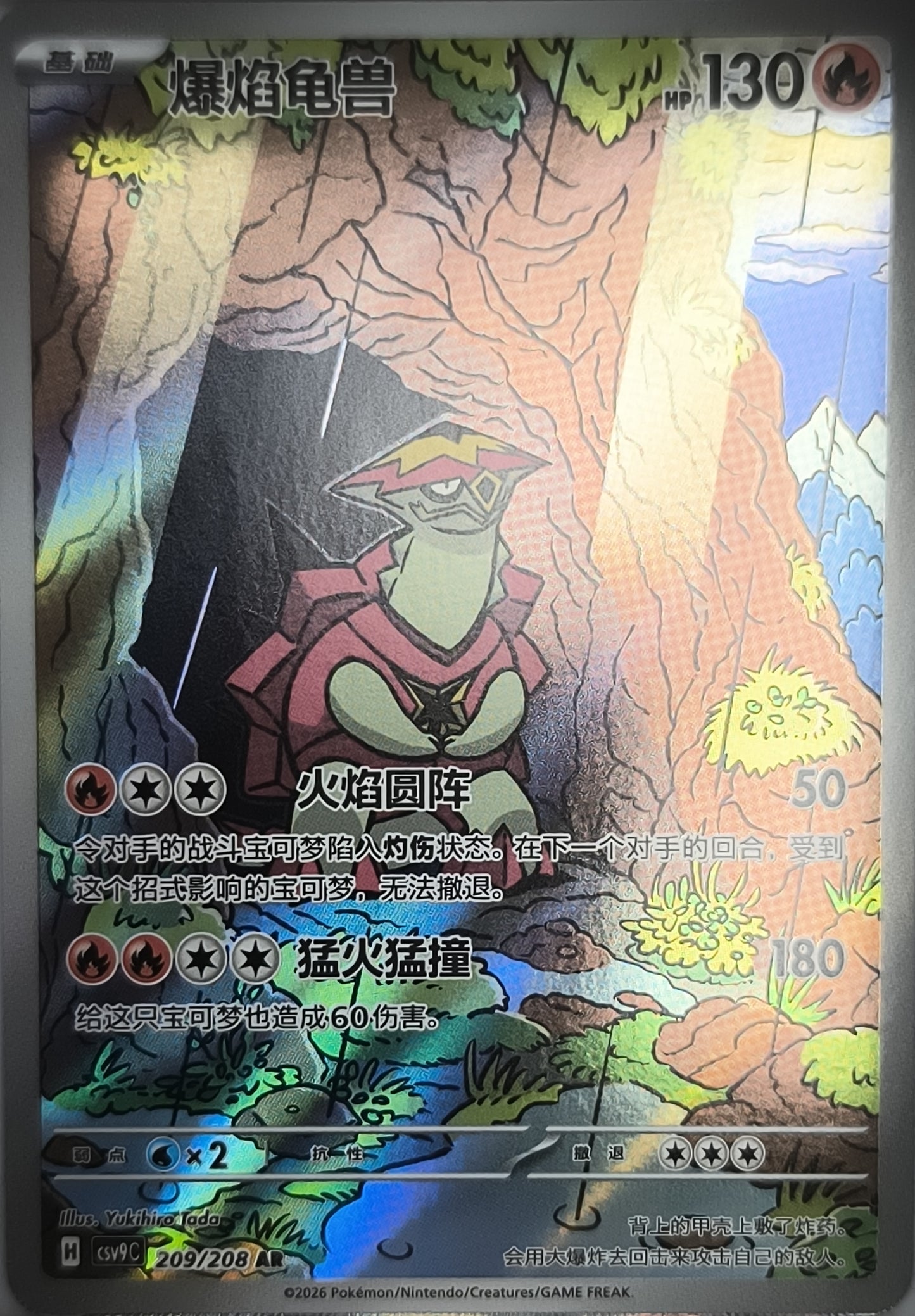 Tortunator 209/208 AR Illustration Rare NM Pokemon TCG