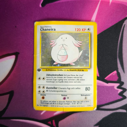 Chaneira Base Set 1. Edition Zustand: Played