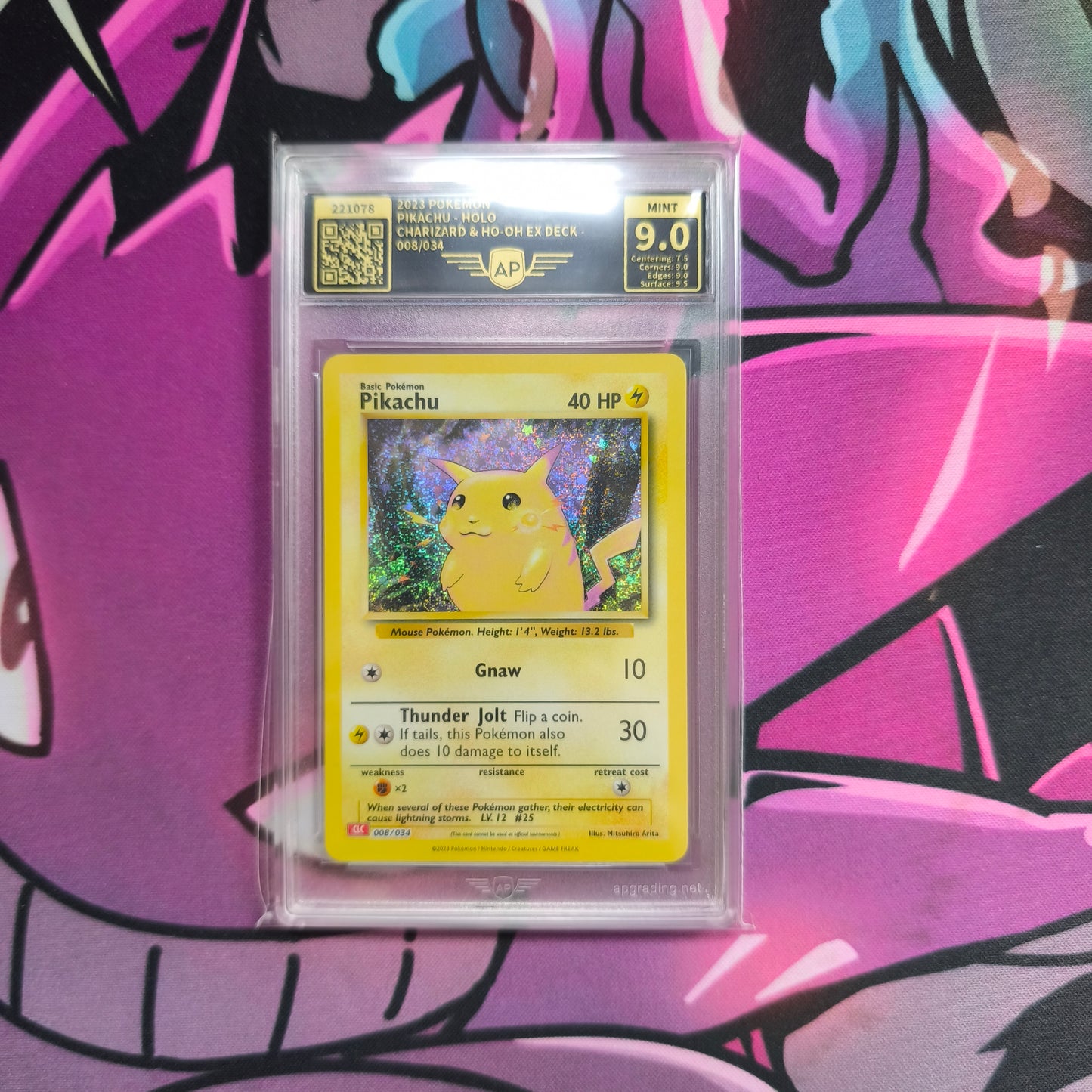 Pikachu Classic Collection AP Grading 9