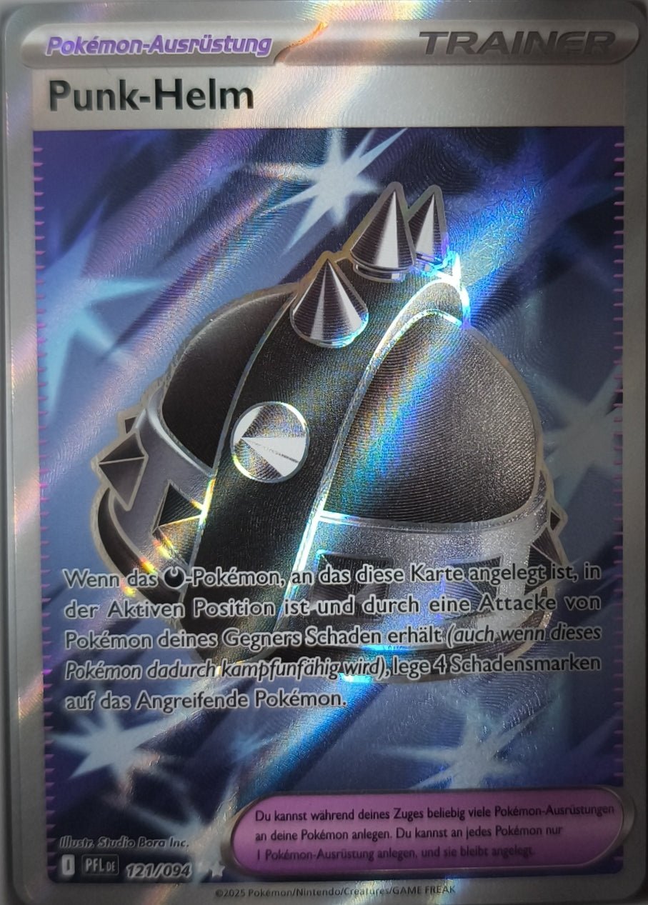 Punk Helm Super Rare Fatale Flammen Deutsch NM Pokemon TCG - Lachsnacken-Shop