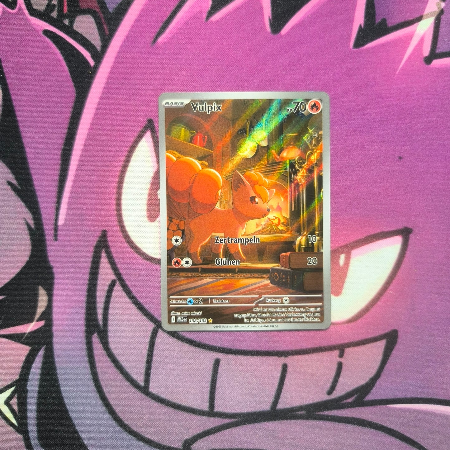 Vulpix Illustration Rare Mega-Entwicklung-Near Mint Pokemon TCG