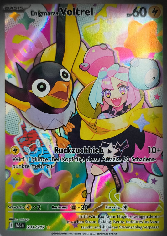 Enigmaras Voltrel Illustration Rare Erhabene Helden NM Deutsch Pokemon TCG - Lachsnacken-Shop