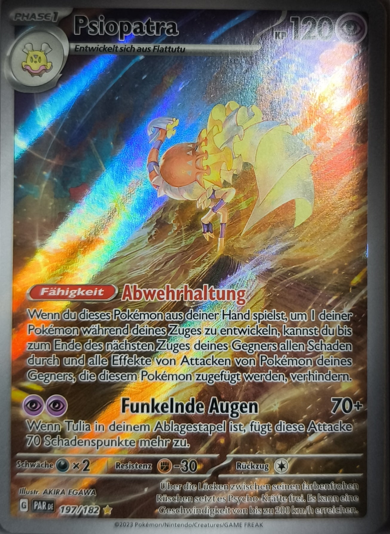 Psiopatra Paradox Rift NM Deutsch Pokemon TCG - Lachsnacken-Shop