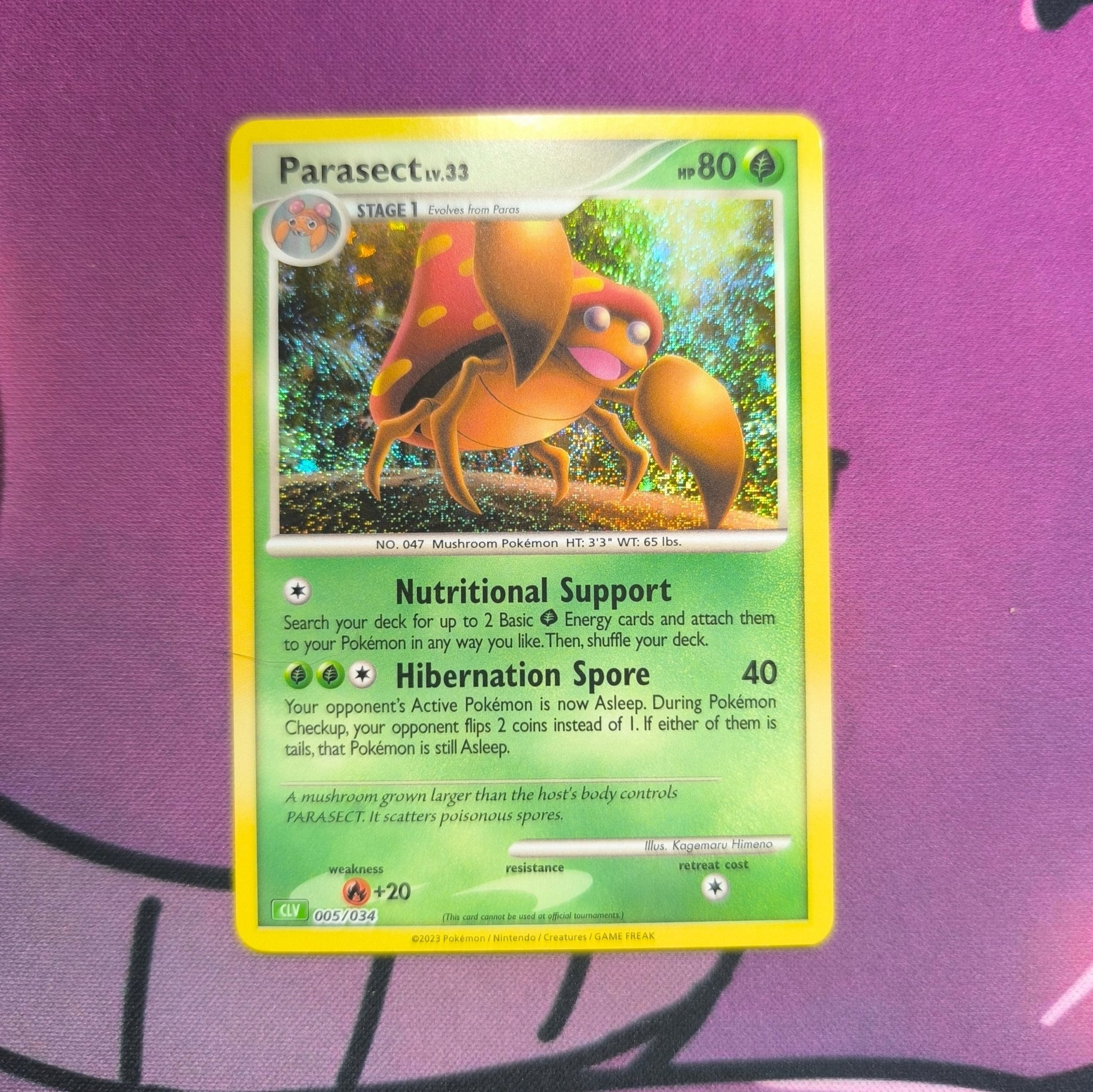 Parasek Classic Collection Boosterfrisch Pokemon TCG - Lachsnacken - Shop