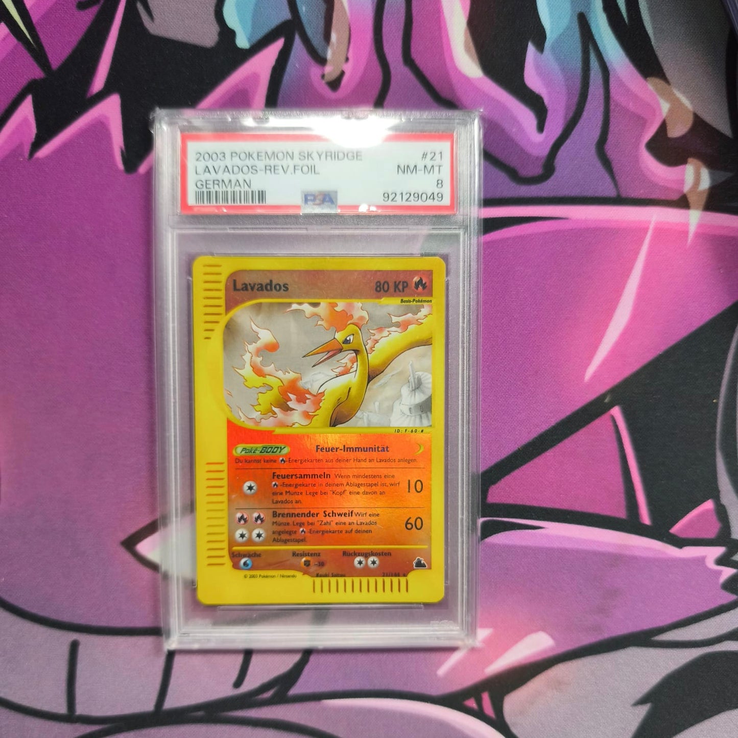 Lavados Reverse Holo Skyridge PSA 8