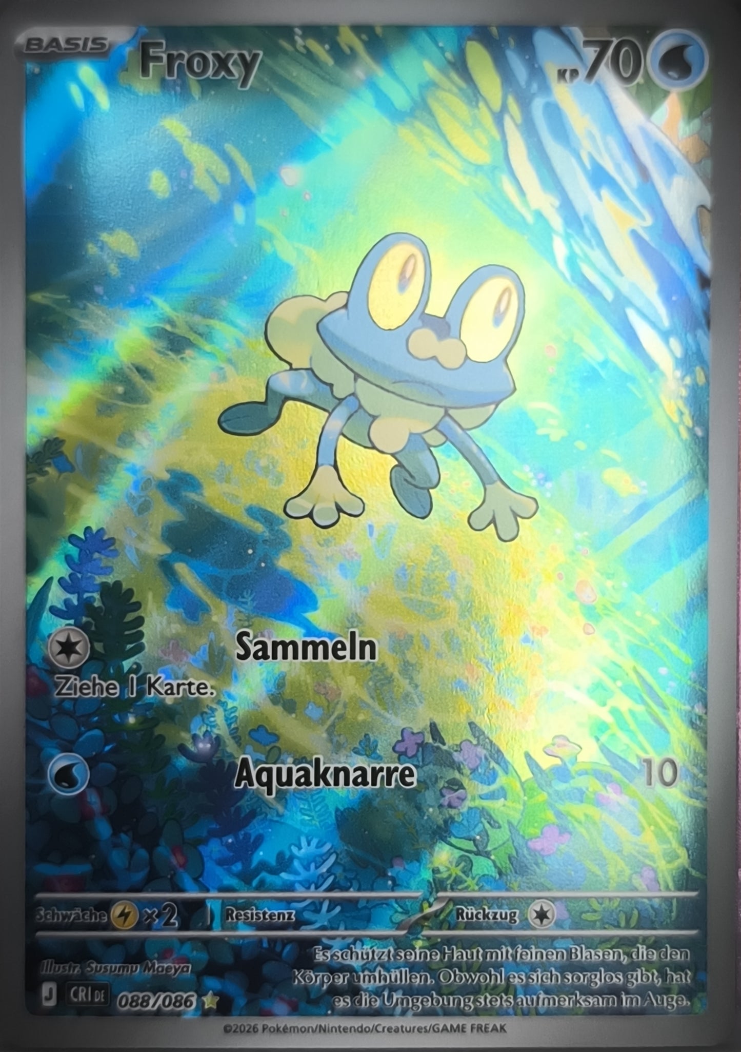 Froxy 088/086 Wachsendes Chaos Deutsch NM Pokemon TCG