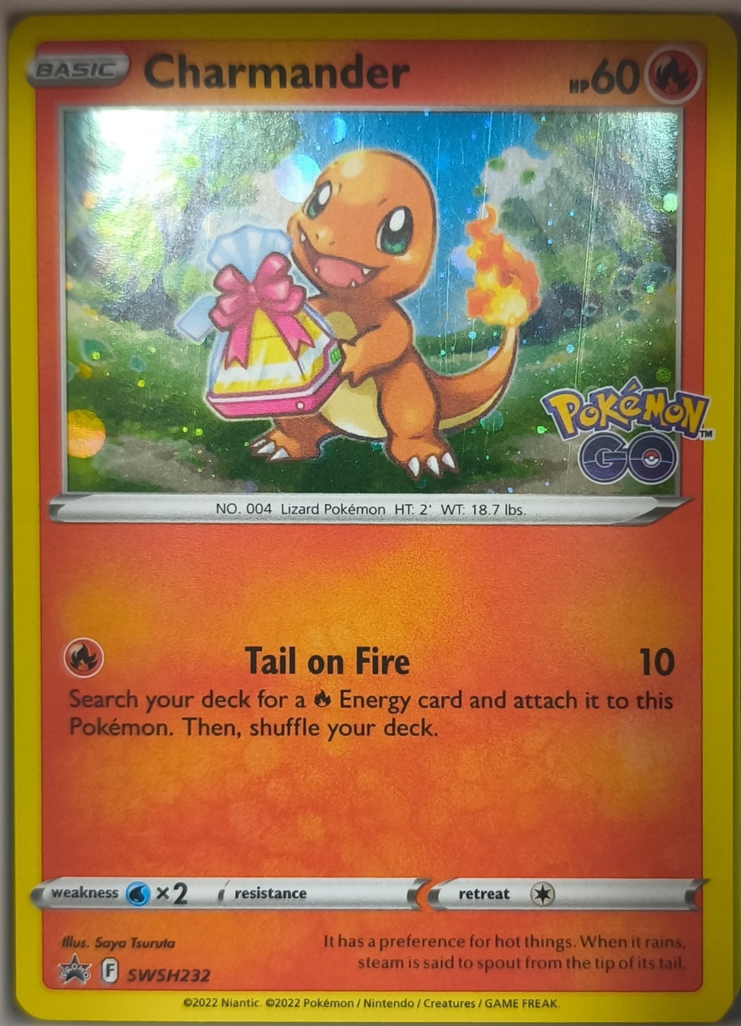 Glumanda (SWSH 232) SWSH Black Star Promos - Charmander Excellent - Lachsnacken-Shop
