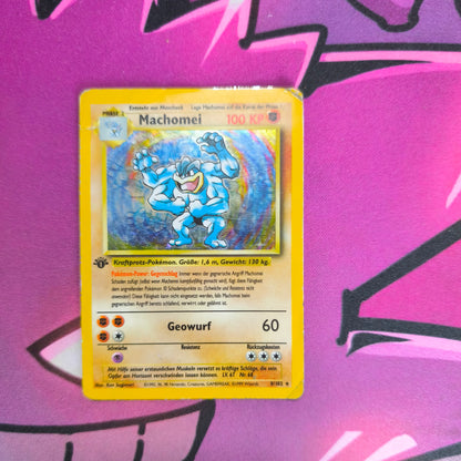Machomei Base Set 1st Edition Played