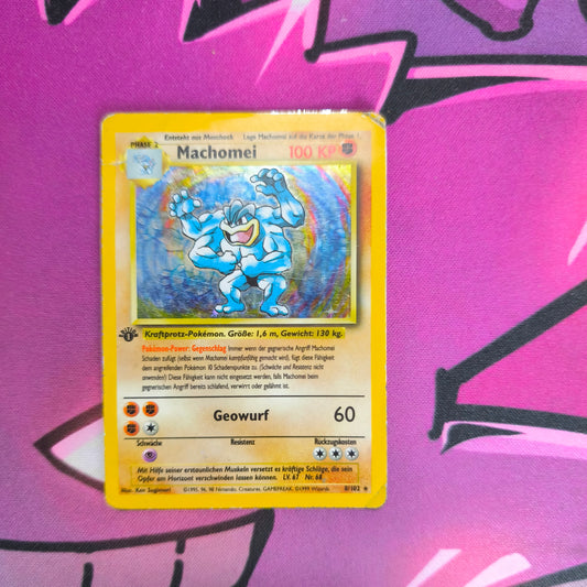 Machomei Base Set 1st Edition Played