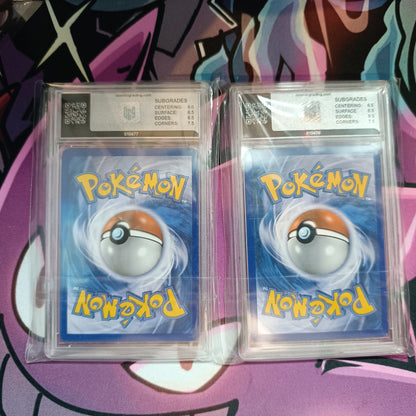 Larvitar & Pupitar Graded Set Near Mint